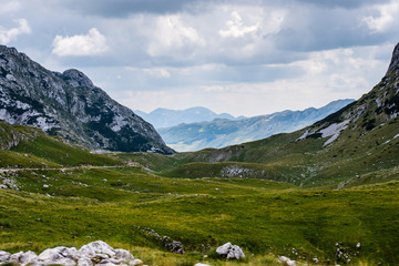 Fototapeta na wymiar Northern Montenegro mountain pass Saddle