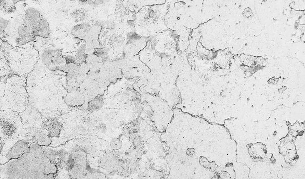 Cracked concrete old stone plaster wall
