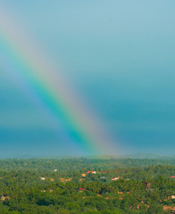 Bifrost (Rainbow over field)