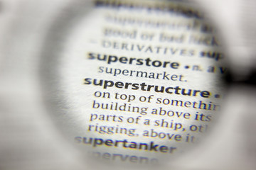 The word or phrase Superstructure in a dictionary.