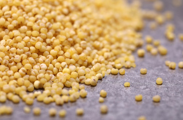 Hirse Getreide Essen Körner 