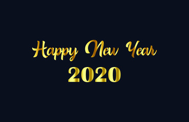 illustration vector image of happy new year