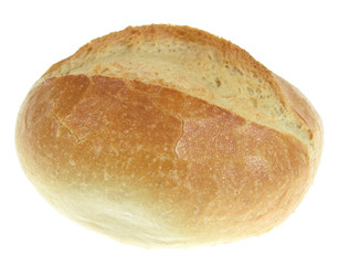 Tasty bread isolated on white