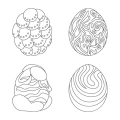 Vector illustration of dinosaur and magic symbol. Collection of dinosaur and fantasy stock vector illustration.