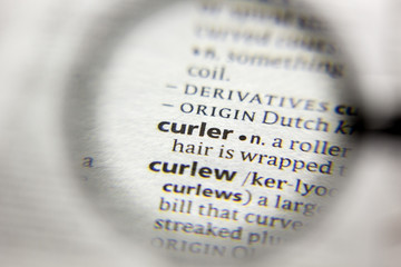 The word or phrase Curler in a dictionary.