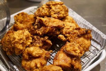 Japanese home cooking fried chicken