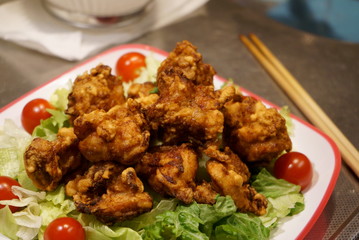 Japanese home cooking fried chicken