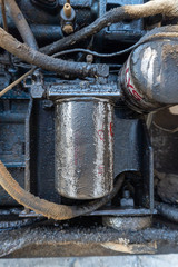 detail of an old engine