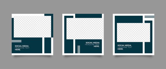 Modern promotion square web banner for social media post template. Elegant sale and discount promo backgrounds for digital marketing