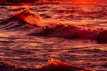Avon Lake Sunset Backwash
