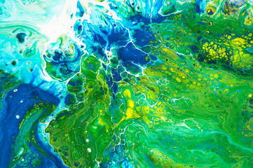 acrylic, paint, abstract. Closeup of the painting. Colorful abstract painting background. Highly-textured oil paint. High quality details. Marbling. Marble texture. Paint splash. Colorful fluid