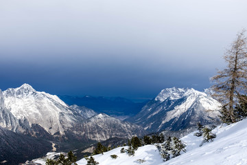 Winterpanorama im Karwendel