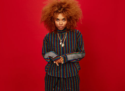 Intense Colourful Fashion Portrait