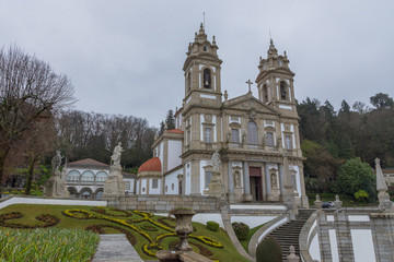 Fototapeta na wymiar Cathedral of Bon Jesus in Braga, Portugal