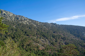 Fototapeta premium Siete Picos / Seven Peaks. Sierra de Guadarrama. Madrid