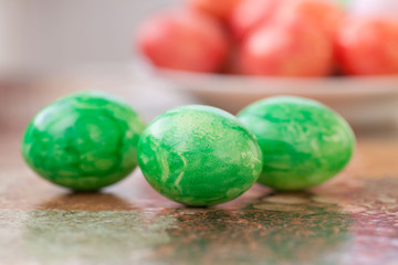 Easter eggs, multi colored