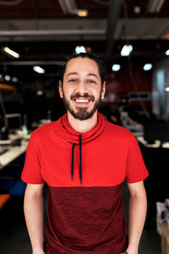 Portrait of casual businessman
