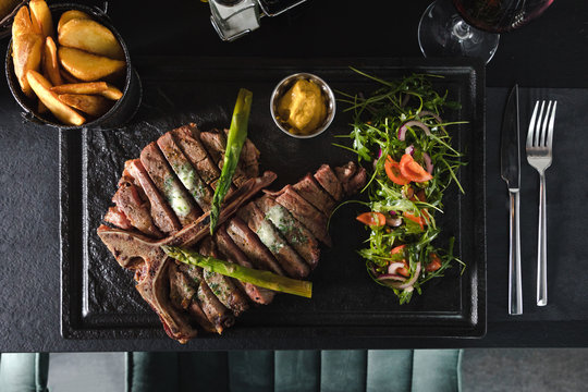 Mouth-watering T-bone steak