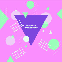 abstract background with geometric style. flat design illustration