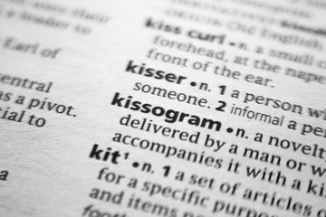 Word or phrase Kissogram in a dictionary.