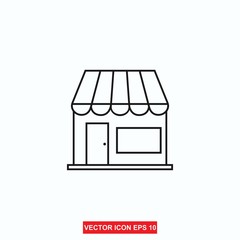 store icon. Shop building icon illustration isolated vector sign symbol