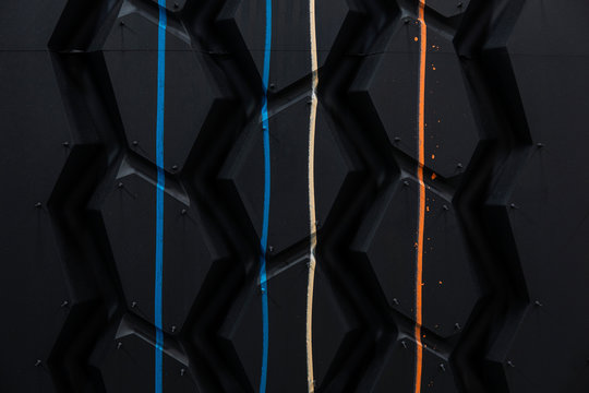 Surface of brand new tire