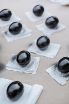 Black Easter eggs