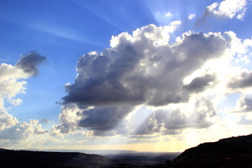 Obraz premium dramatic sky and clouds