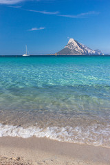 Spiaggia Porto Taverna on italian island Sardinia