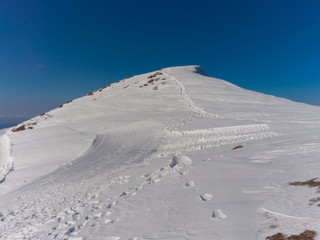 Mountain winter day