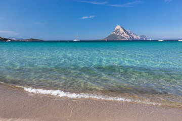 Spiaggia Porto Taverna on italian island Sardinia