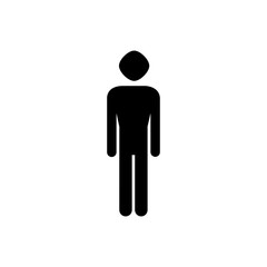 Fototapeta na wymiar Man icon. Work person symbol. Logo design element