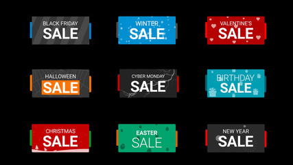 Thematic Sales Banner Overlay