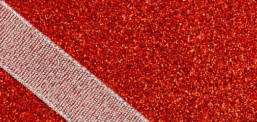 Abstract festive background .Christmas and New Year holidays glitter bokeh, glitter, bluer. Red...