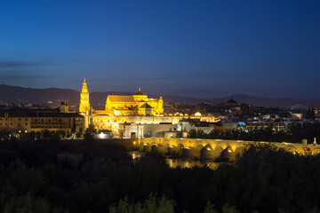 Mezquita - Cathedral of Cordoba at night
