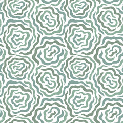 Seamless dazzle vector pattern khaki with roses