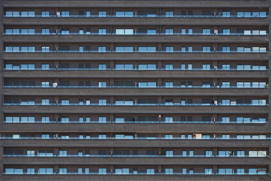 Abstract building facade background