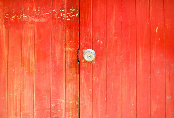 red wooden background