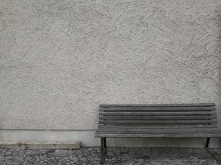 Simple Grey Bench