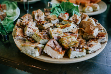 Beautiful snack decoration for wedding ceremony