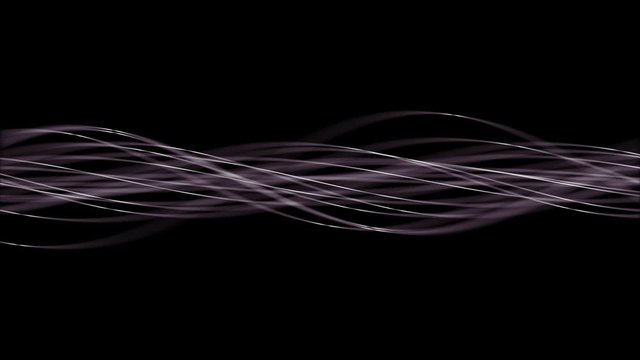Intertwined Technology Fibers Animation Background, Loop, 4k