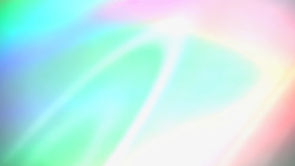 Sparkling holographic light spectrum reflections on paper