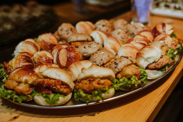 Beautiful snack decoration for wedding ceremony