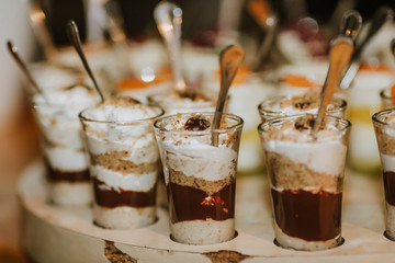 Tasty cookies and cakes for holidays