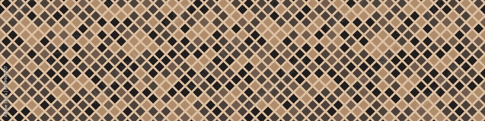 Poster abstract illustration with small color squares. pixels background.