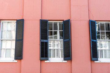 Architectural details seen in the historic district of Charleston, South Carolina, USA, a popular luxury travel destination.