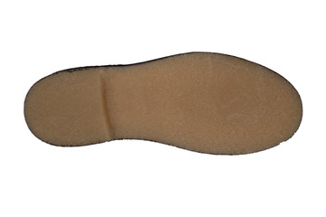 italian leather shoes, boots , moccasin, sport shoes,sole,  on a perfect white background, stock photography