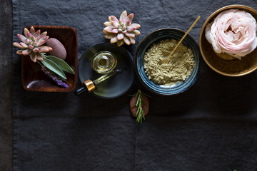 Natural beauty products and essential oils