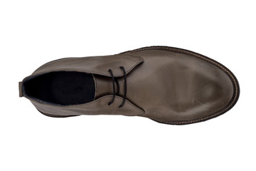 italian leather shoes, boots , moccasin, sport shoes,sole,  on a perfect white background, stock photography