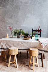 Table Decoration For Christmas, holiday time